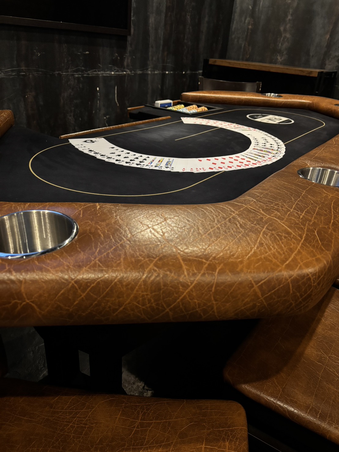 日本橋茅場町店 ポーカーテーブル クローズアップ